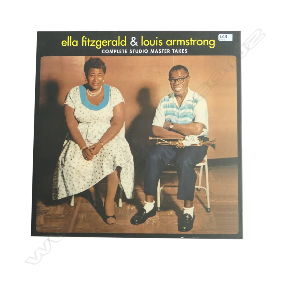 ELLA FITZGERALD AND LOUIS ARMSTRONG 'COMPLETE STUDIO MASTER TAKES' BOXED RECORD SET 379120 Image 1++